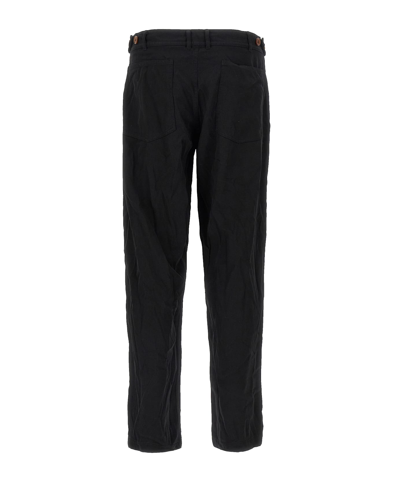 Comme des Garçons Shirt Crinkled Pants - Black  