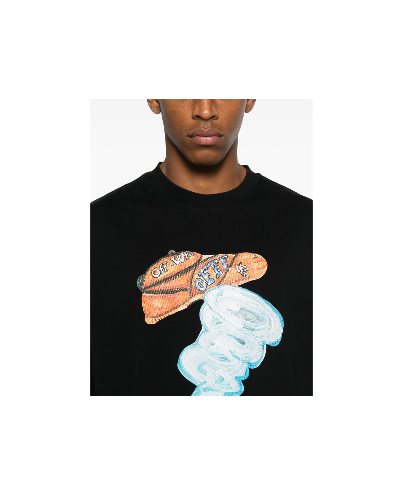 Off-White T-shirt - BLACK