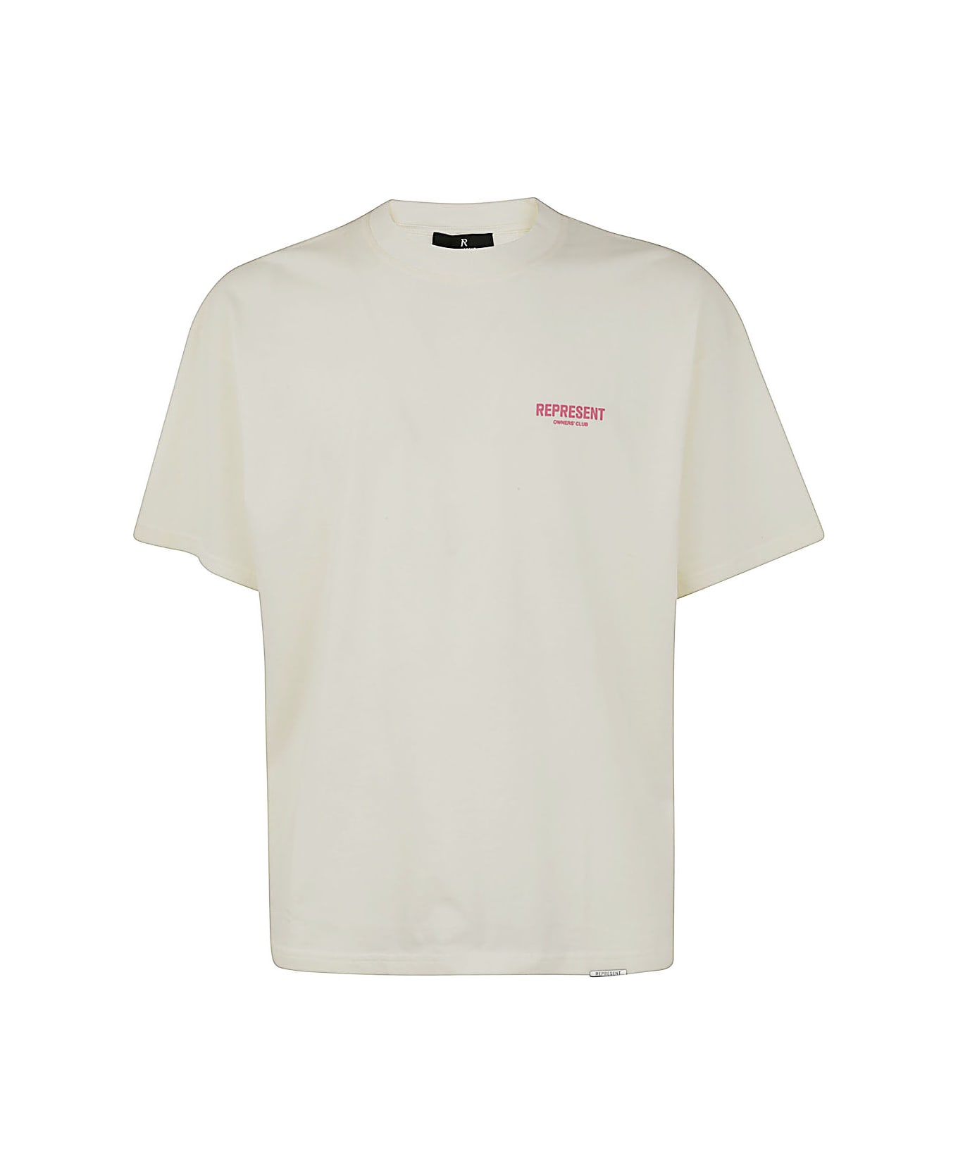 REPRESENT Owners Club T-shirt - White Bubblegum Pink