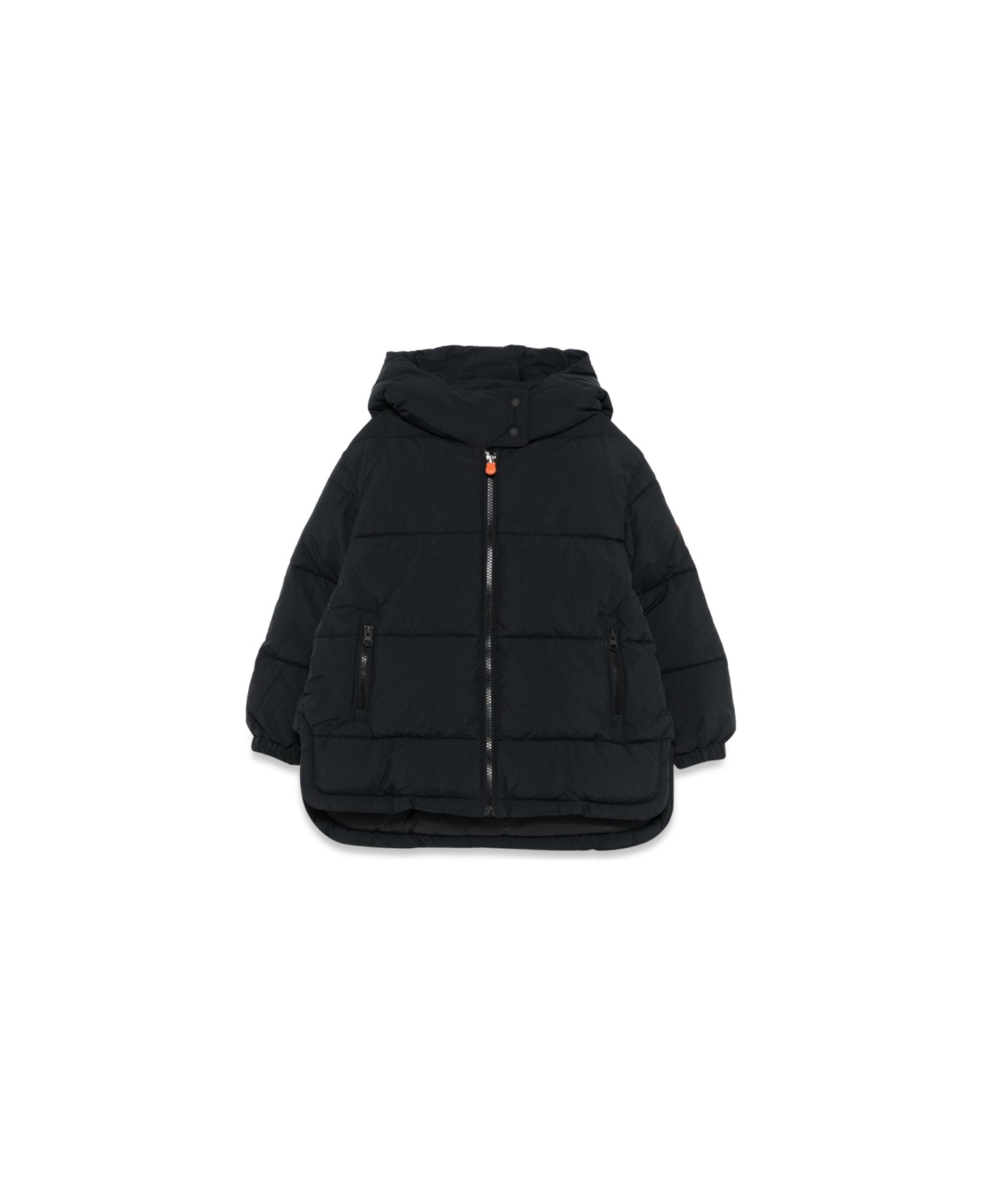 Save the Duck Hooded Coat - BLACK