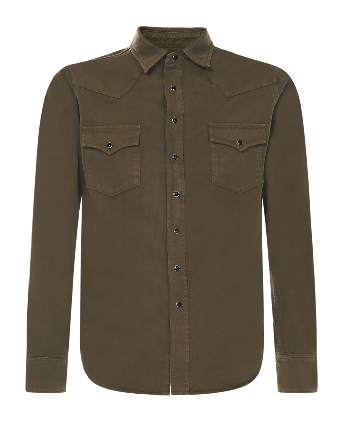 Saint Laurent Cotton Shirt - Green