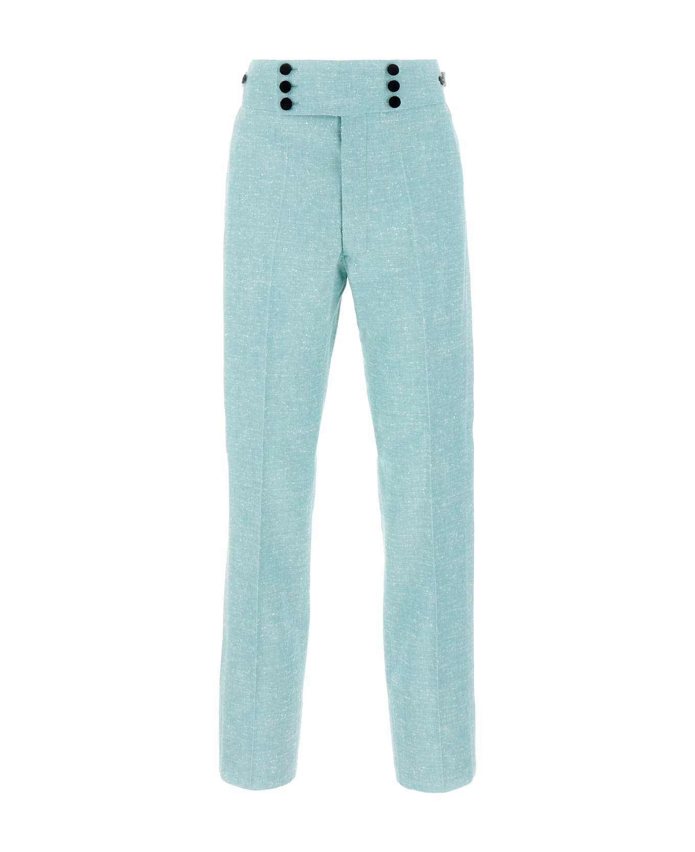 Maison Margiela Mint Green Linen Blend Pants - 545