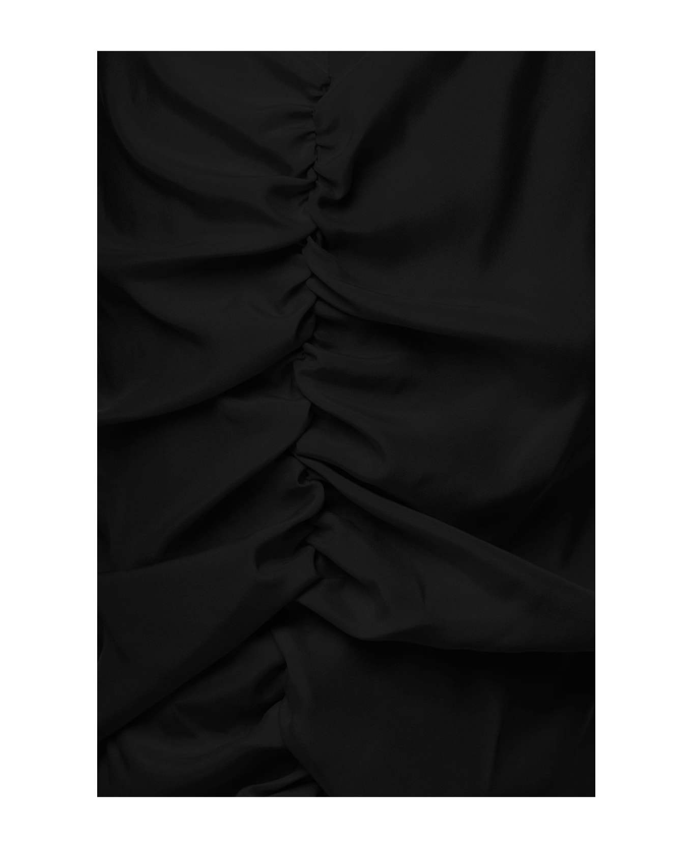 GAUGE81 'midori' One-shoulder Mini Black Dress With Cut-out Detail In Silk Woman Gauge81 - Black