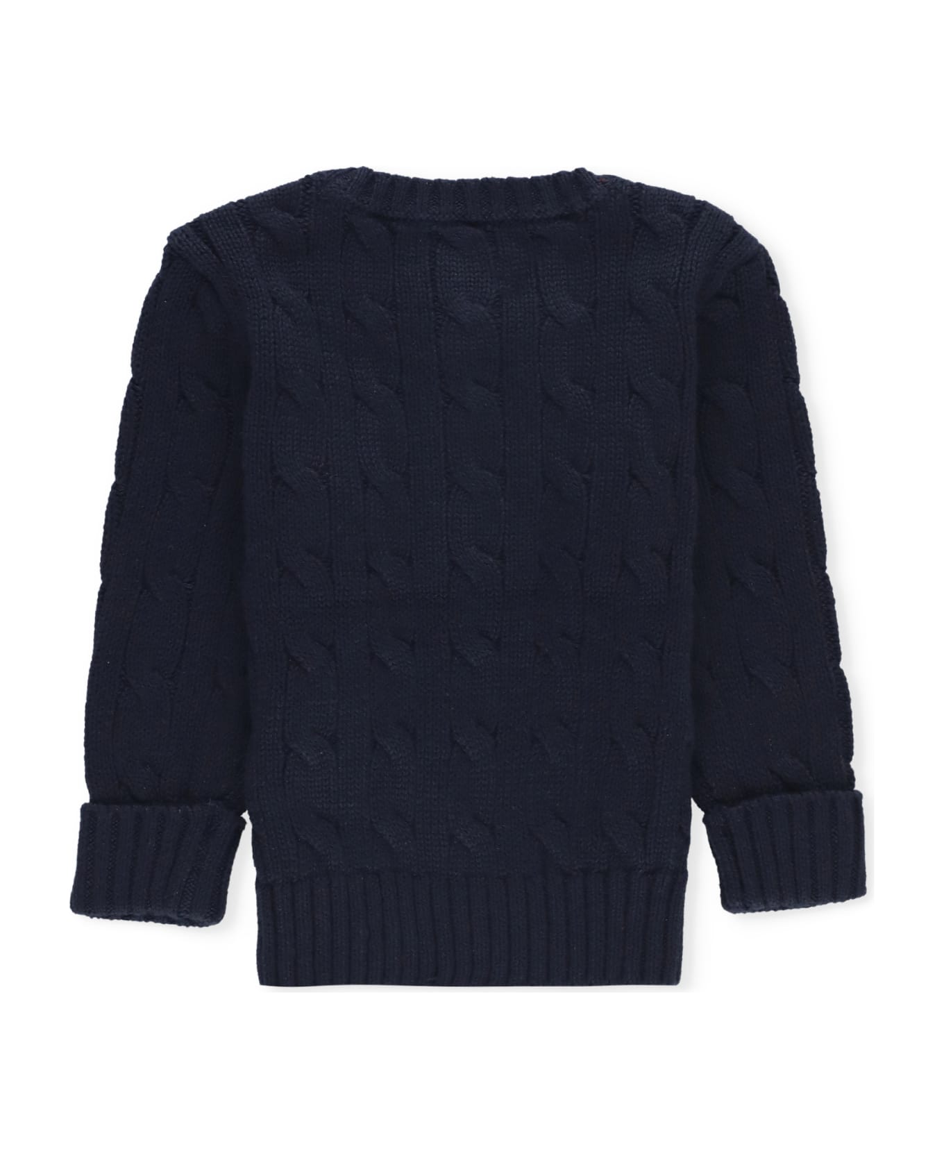 Ralph Lauren Sweatshirt With Embroidered Pony - Blue