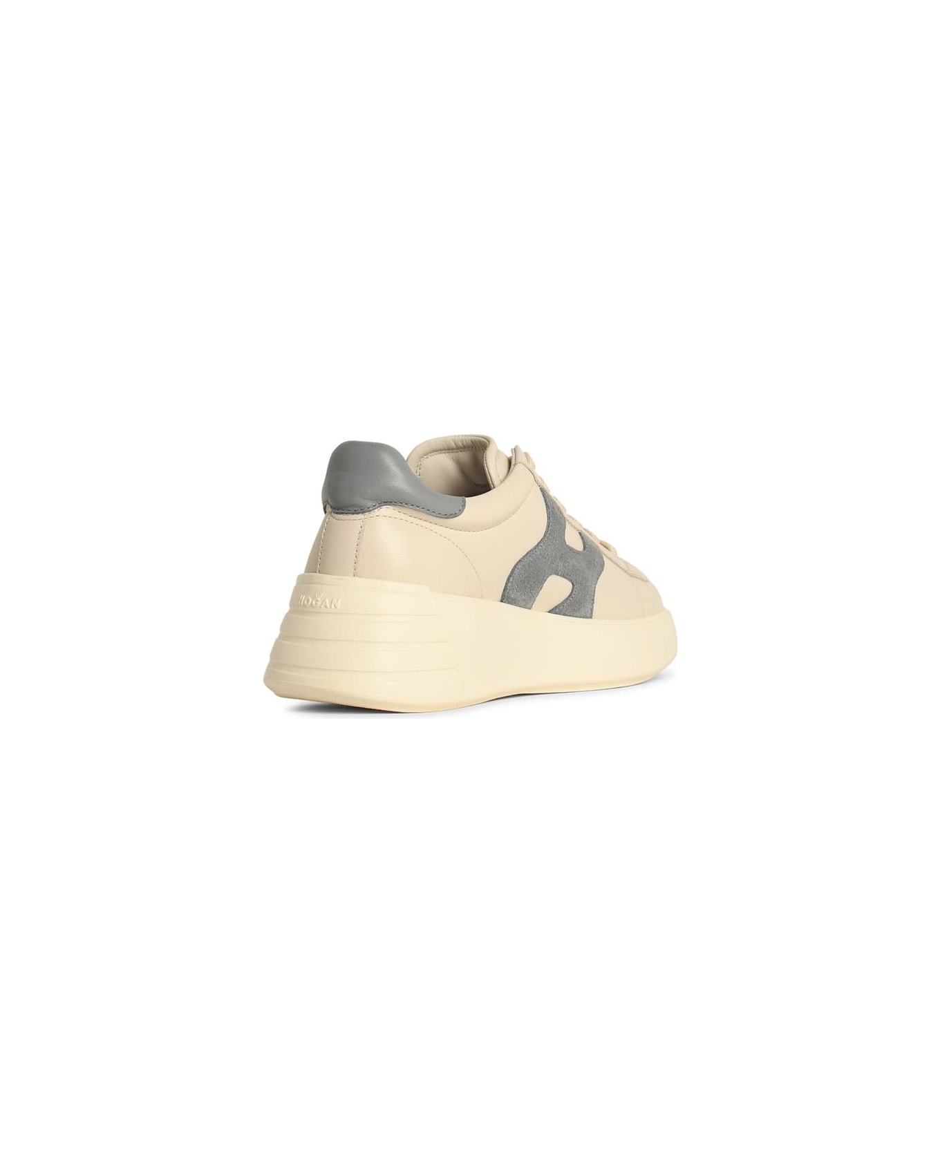 Hogan Leather Sneakers - White
