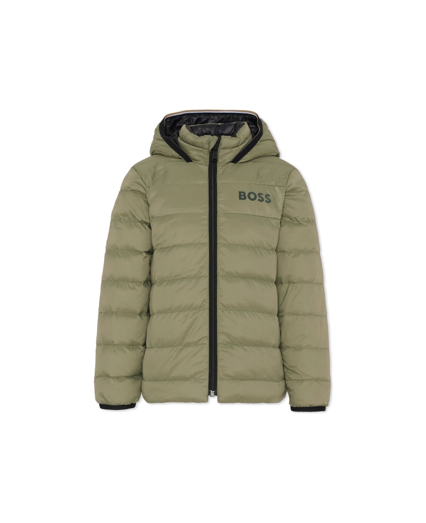 Hugo Boss Reversible Down Jacket - BROWN