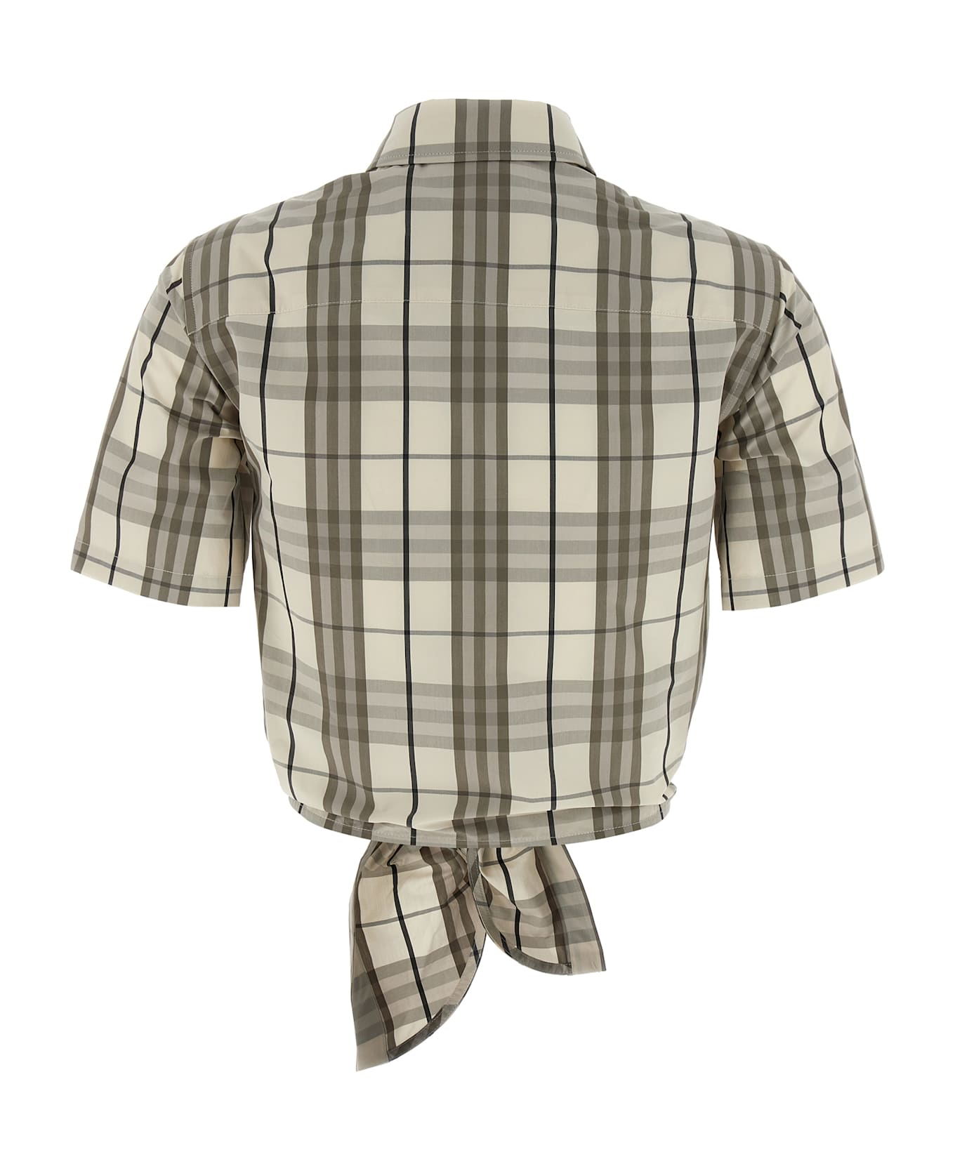 Burberry Cropped Shirt - Multicolor
