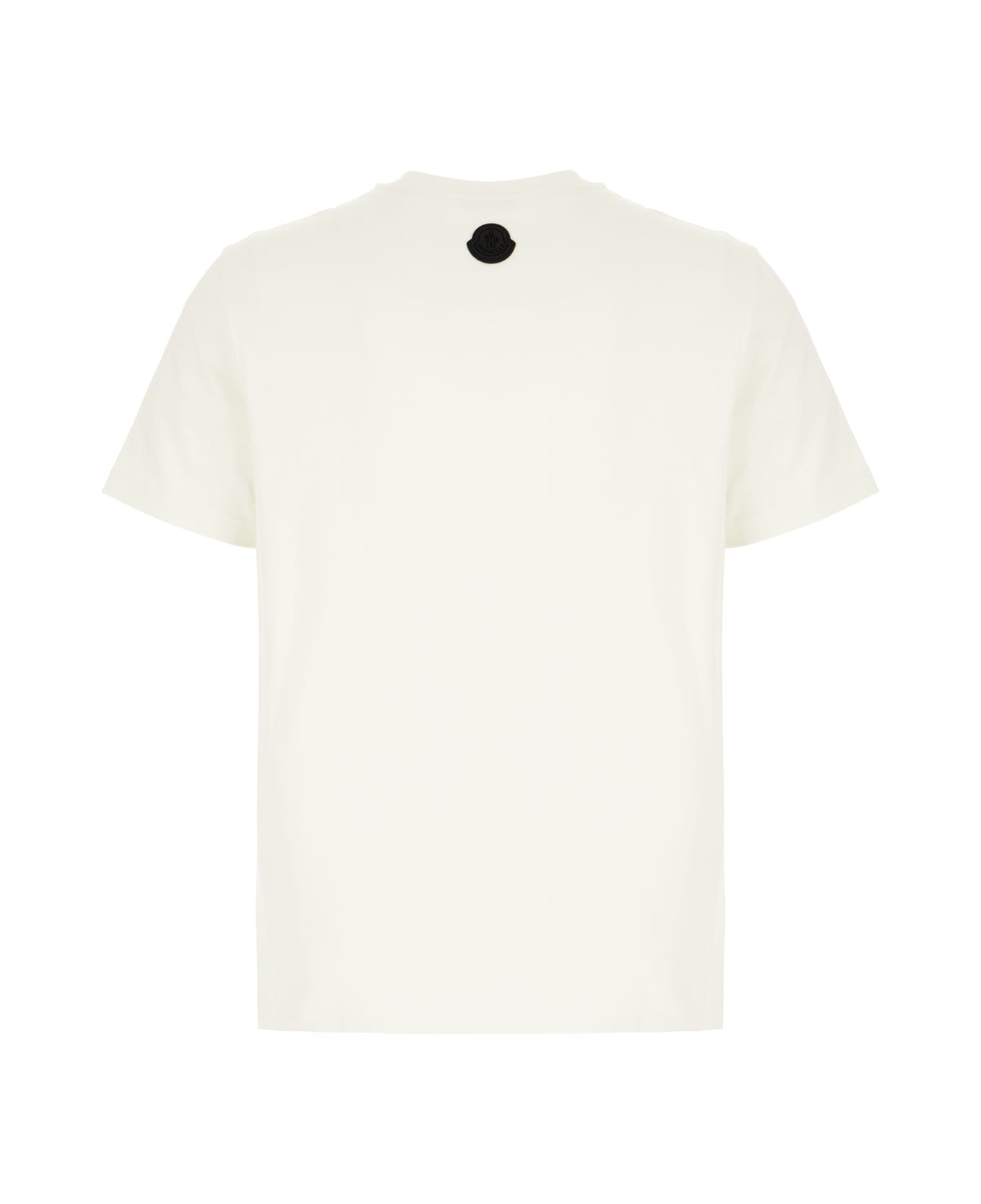 Moncler Sand Cotton T-shirt - WHITE