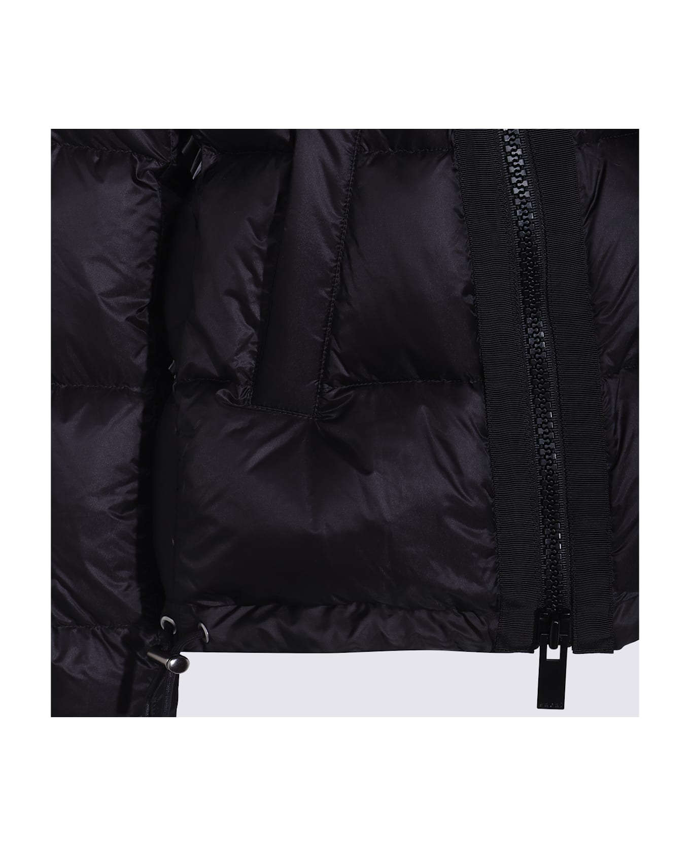 Sacai Black Nylon Down Jacket - BLACK