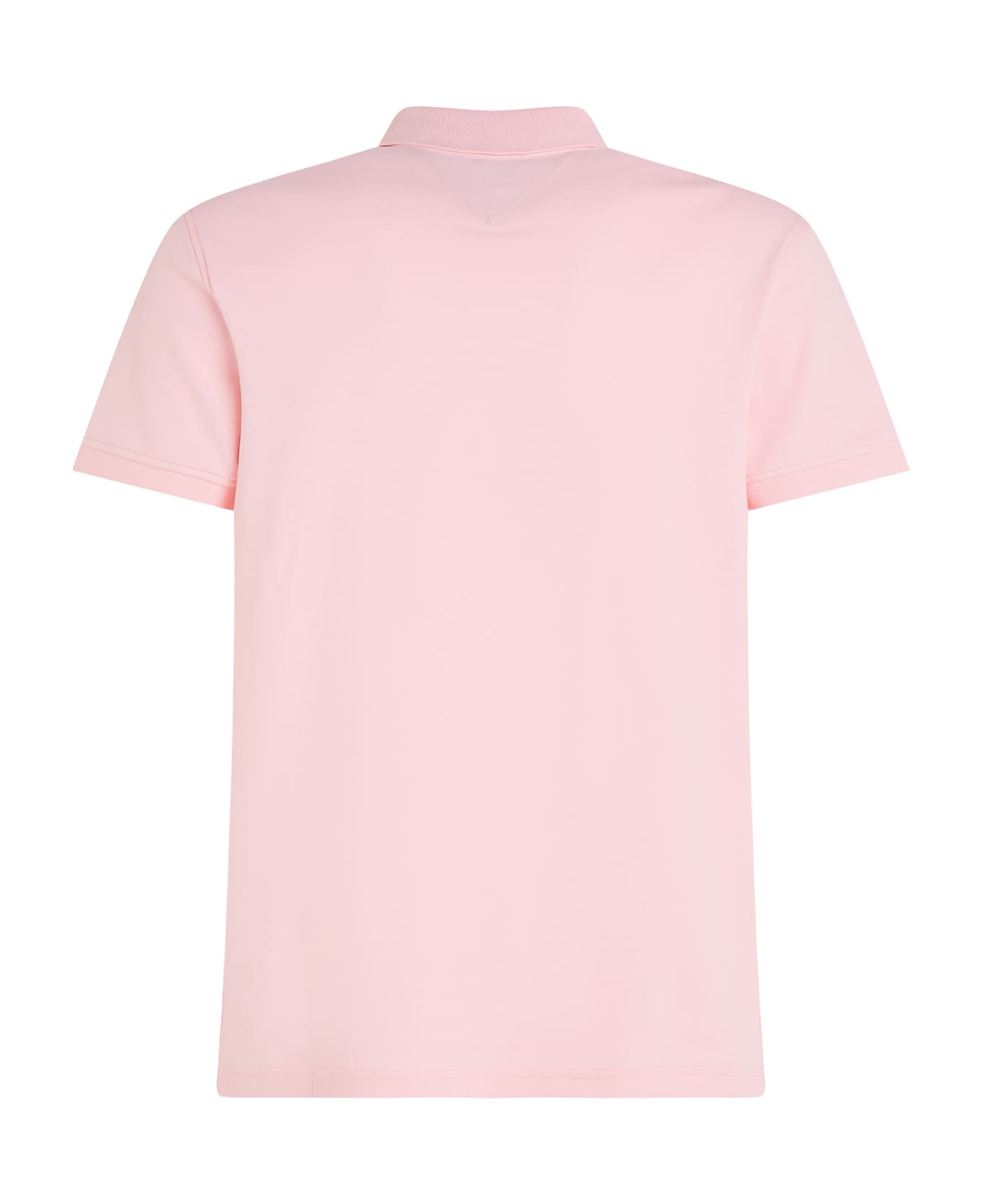 Tommy Hilfiger Pink Short-sleeved Polo Shirt With Logo - ROMANTIC PINK