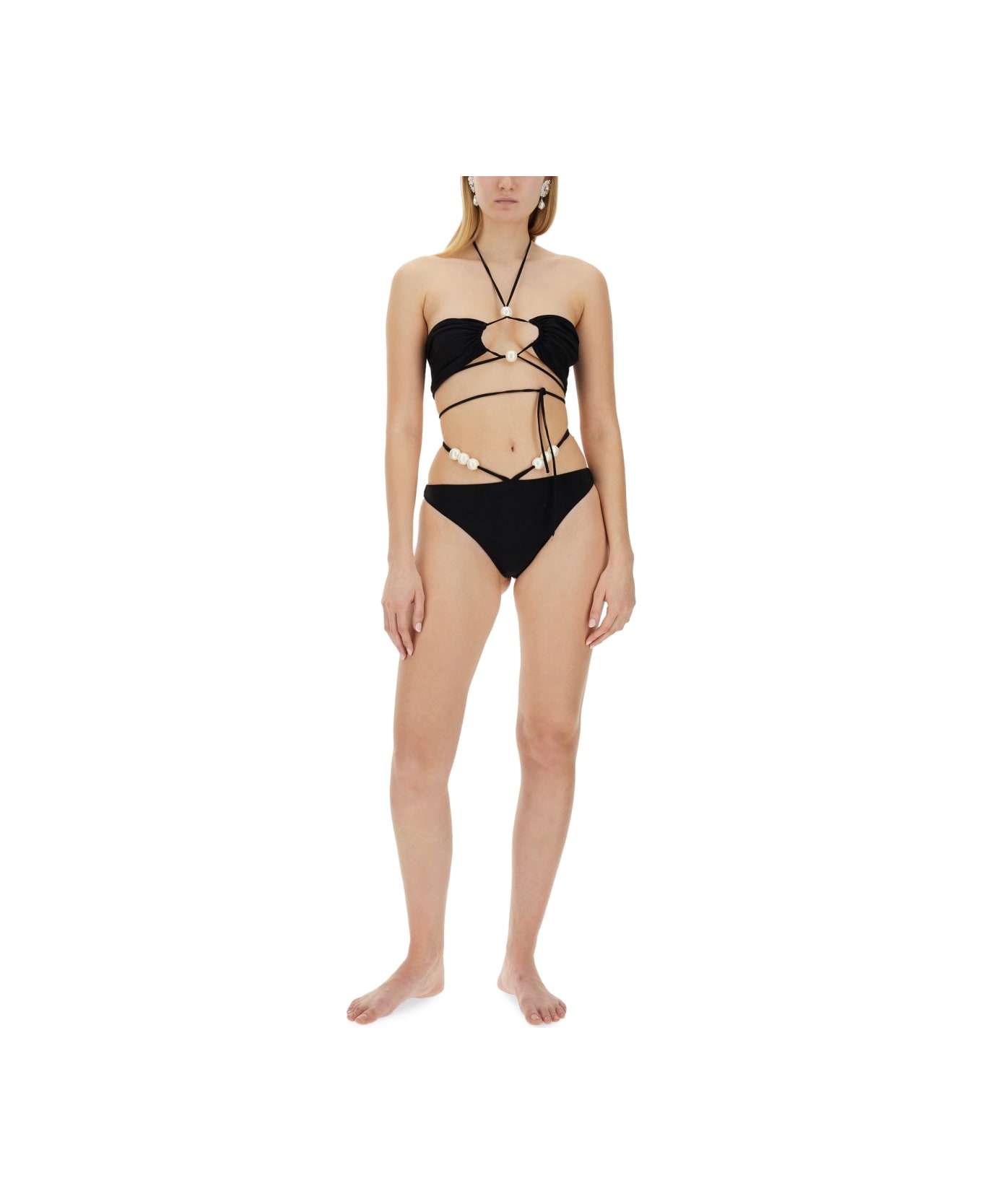 Magda Butrym Pearl Bikini Bottom - BLACK