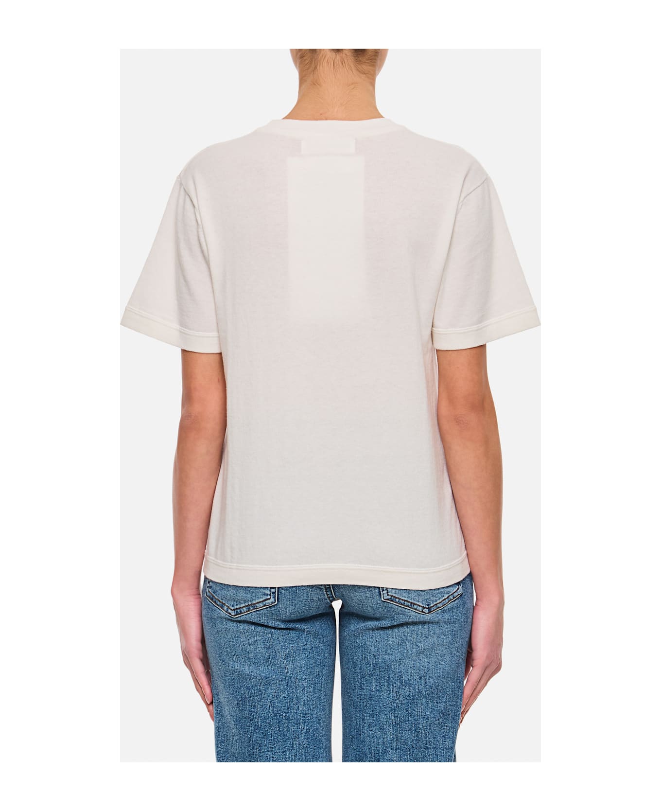 Extreme Cashmere Cuba Cotton Cashmere Knit 2.48 T-shirt - White