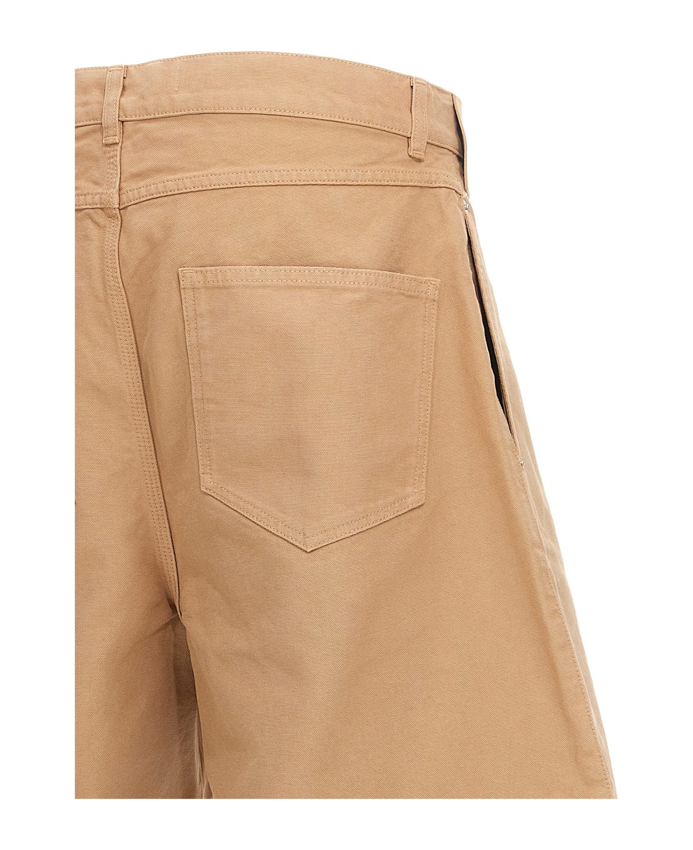 J.W. Anderson Twisted Workwear Bermuda Shorts - Beige