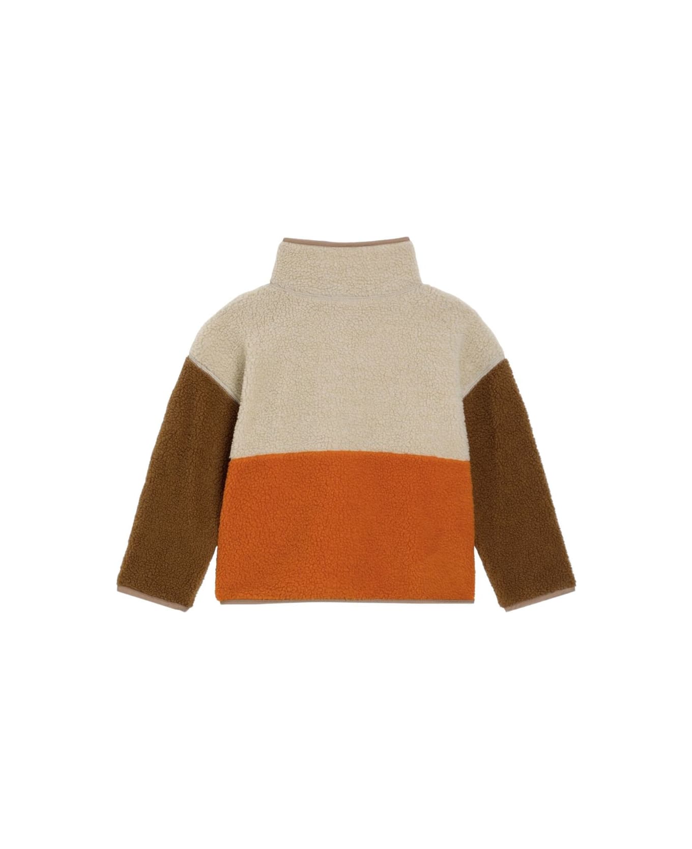 Dolce 
Gabbana Dolce &amp; Gabbana Kids Color-block Fleece Jacket - Beige コート＆ジャケット
