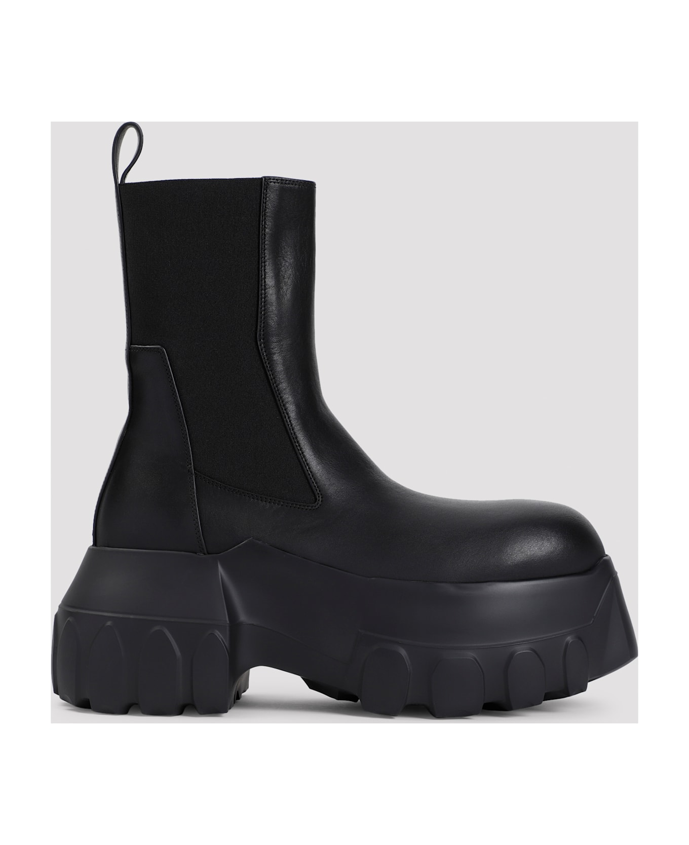 Rick Owens Mega Tractor Beatle Boots - Black Black ブーツ