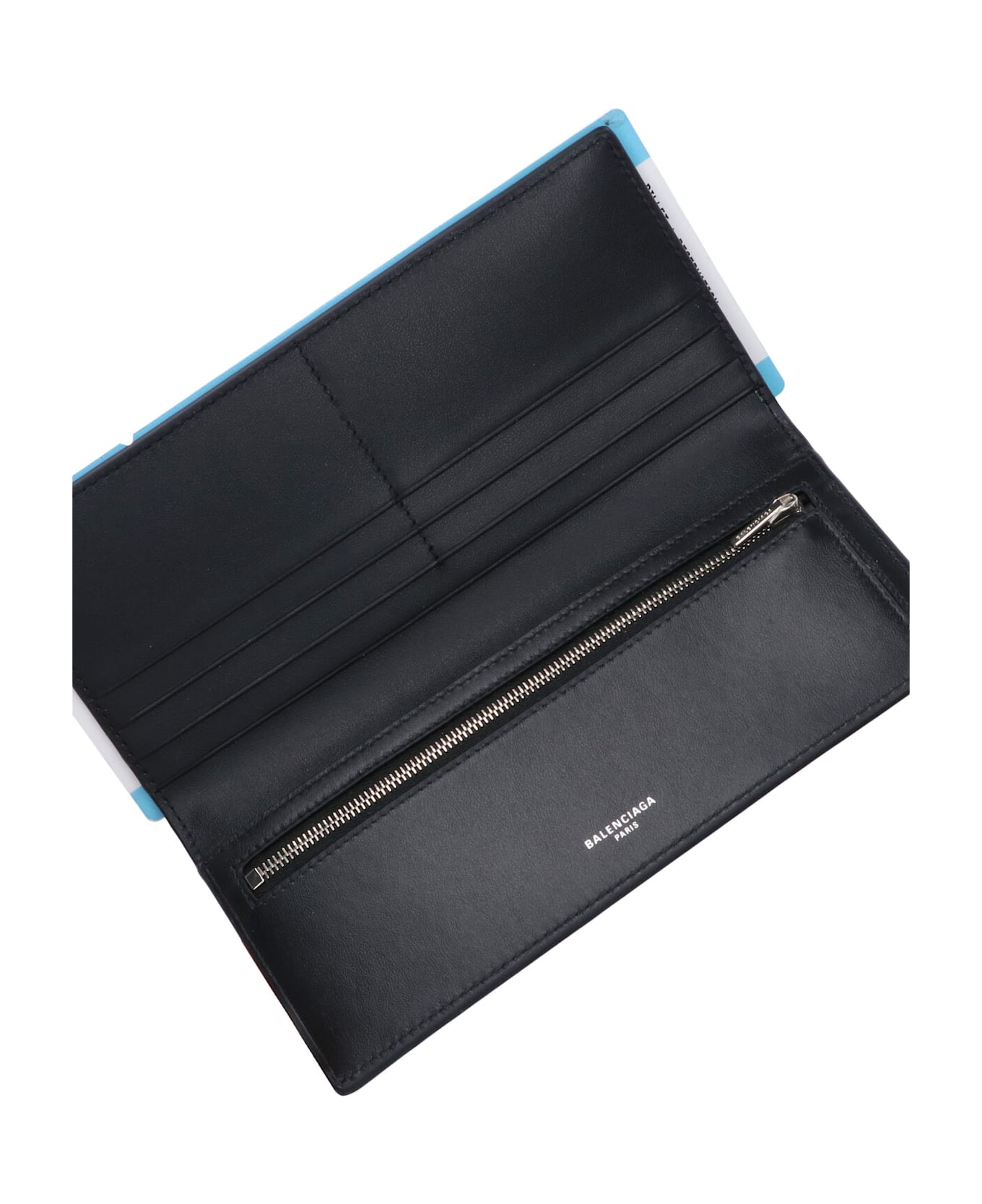 Balenciaga Long Wallet 
passport
 - Blue