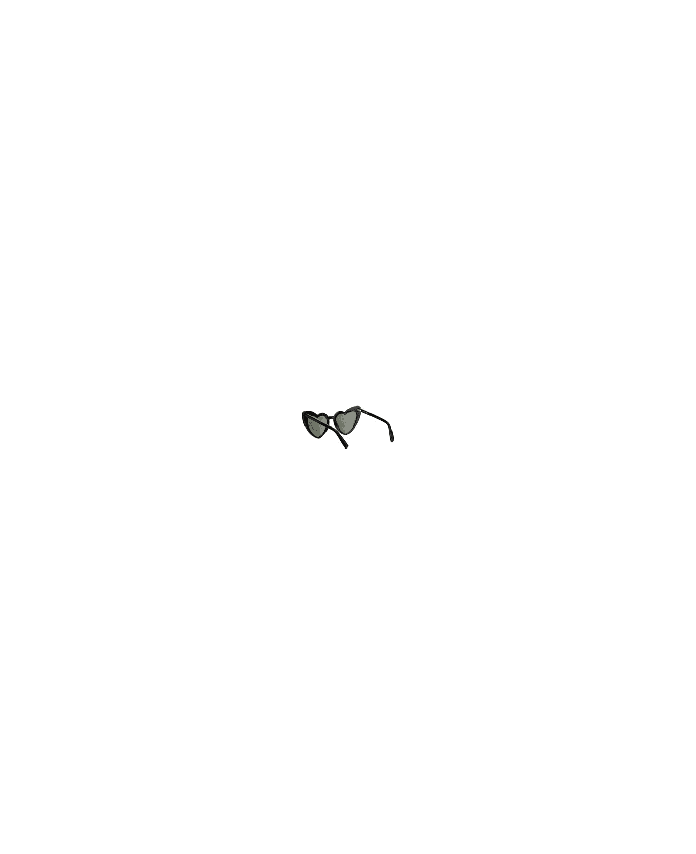 Saint Laurent Loulou Sunglasses - Shiny Black Grey