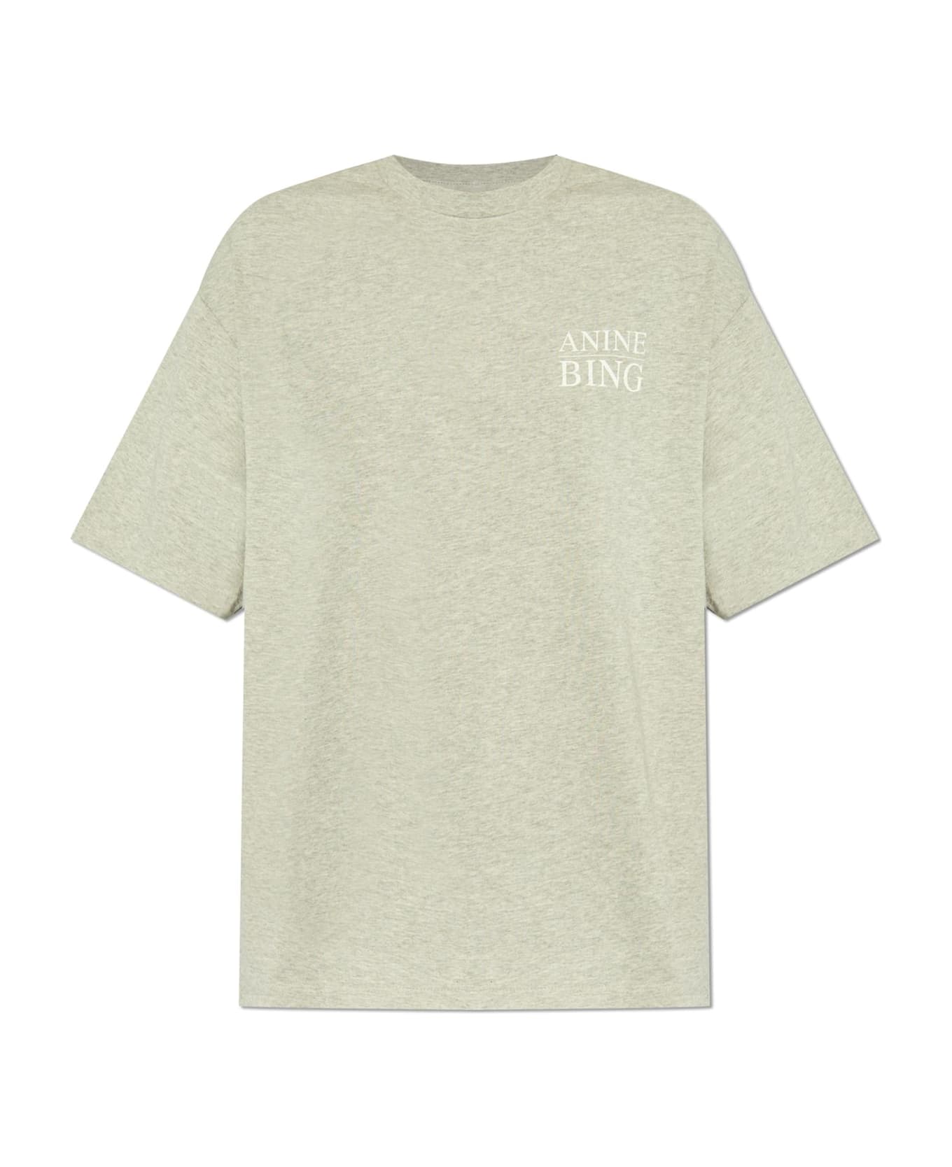 Anine Bing T-shirt With Print - GREY