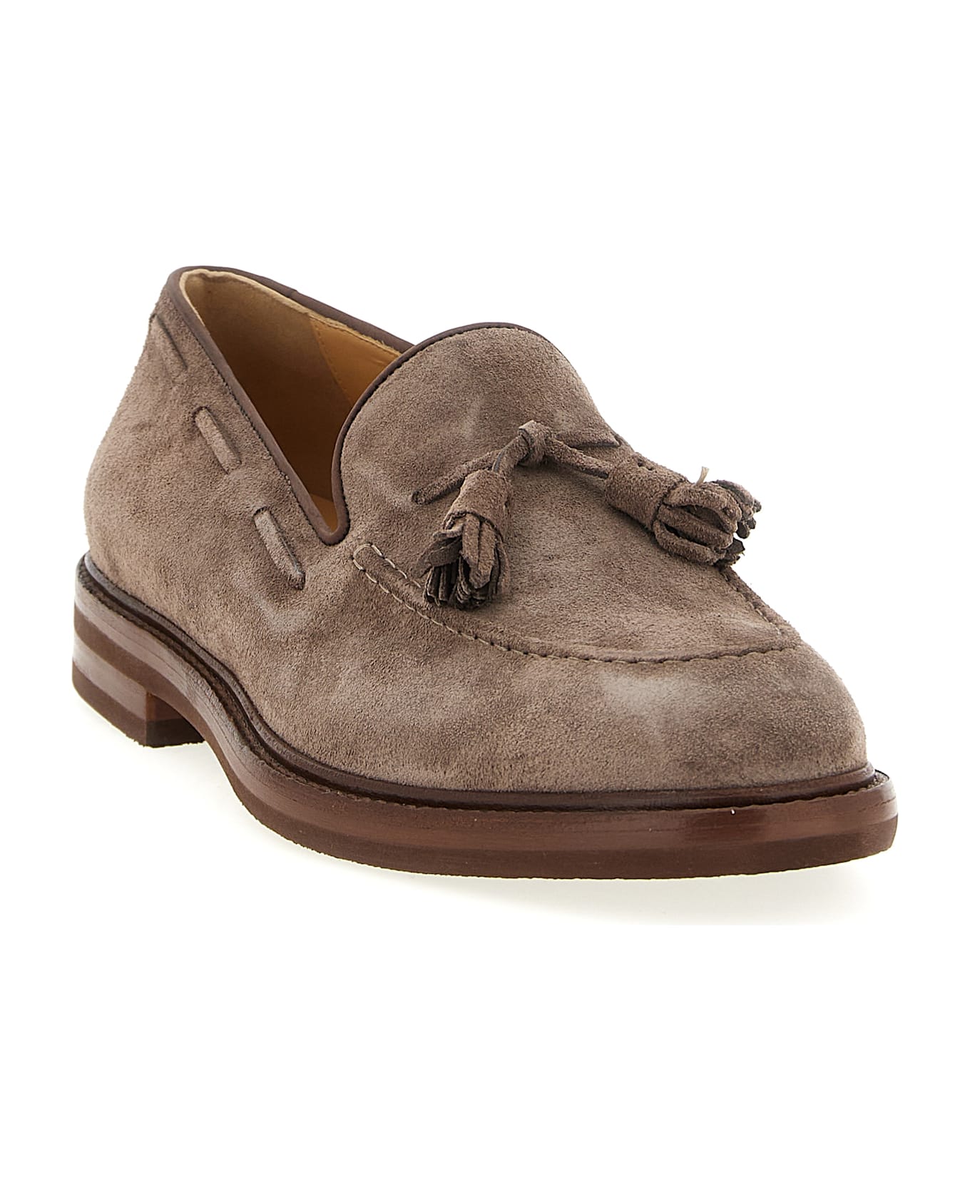Brunello Cucinelli Tassel Loafers - Brown