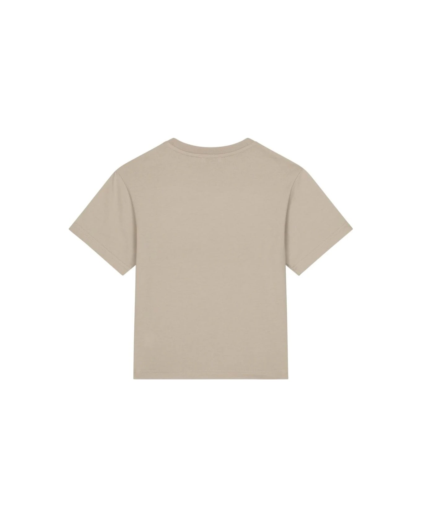 Dolce & Gabbana T-shirt With Logo - Beige