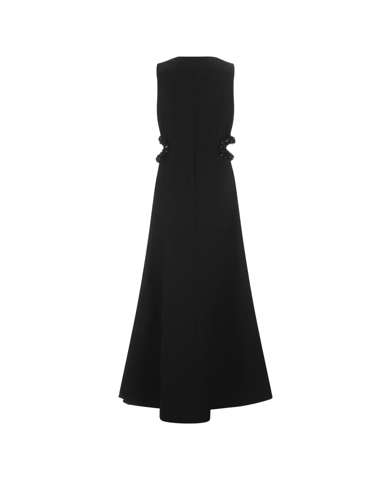 Jil Sander Black Long Elegant Dress - Black ワンピース＆ドレス