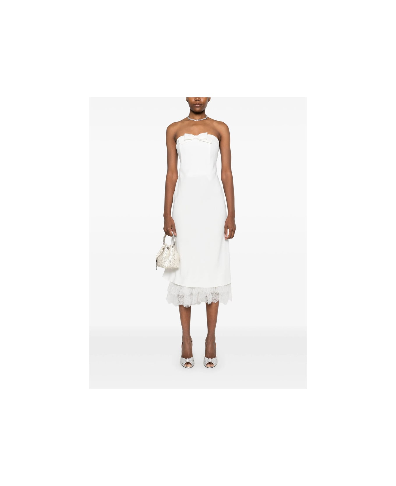 Alessandra Rich Dress - WHITE
