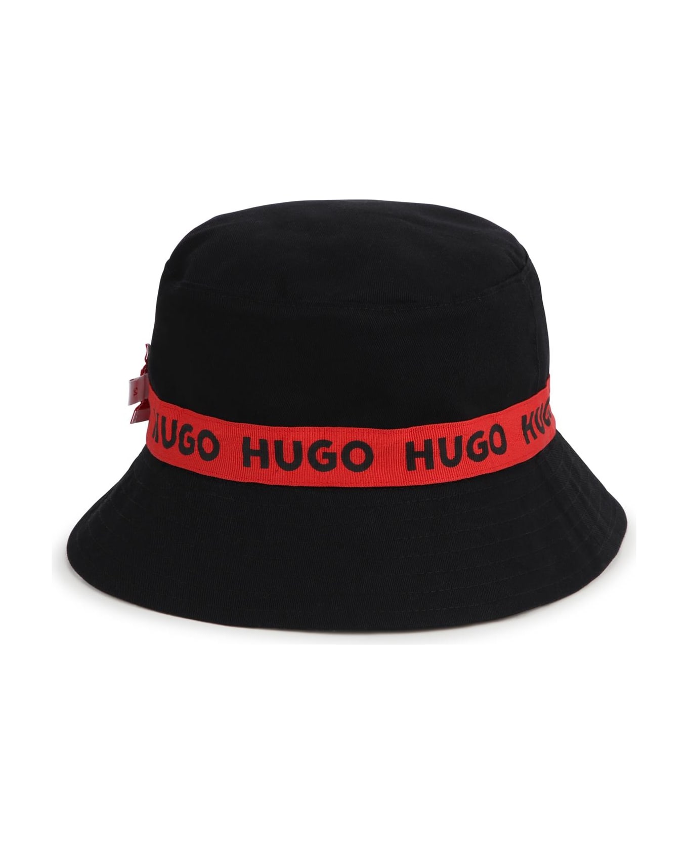 Hugo Boss Bucket Hat With Print - Black アクセサリー＆ギフト