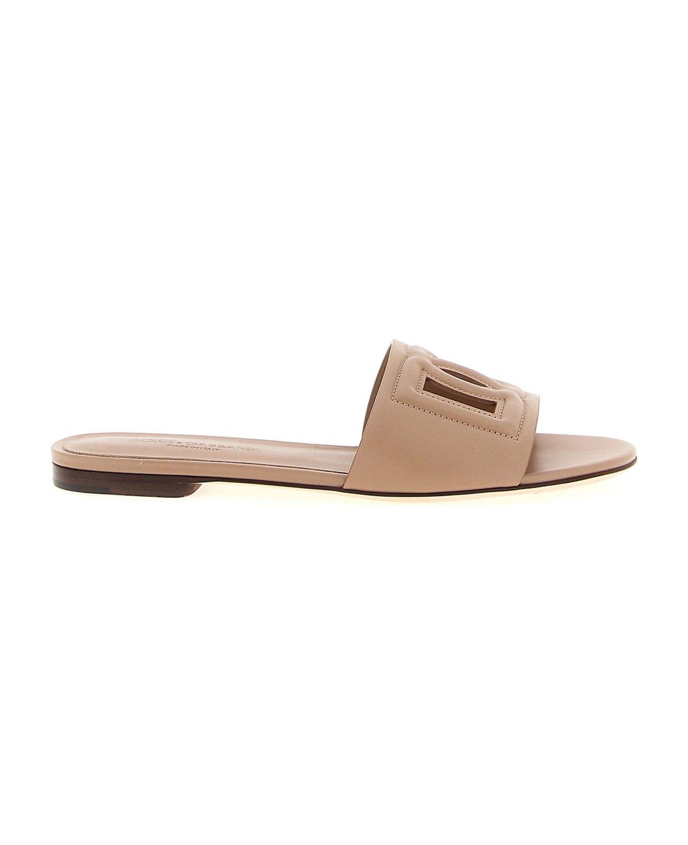 Dolce & Gabbana 'dg Millennials' Slides - Beige