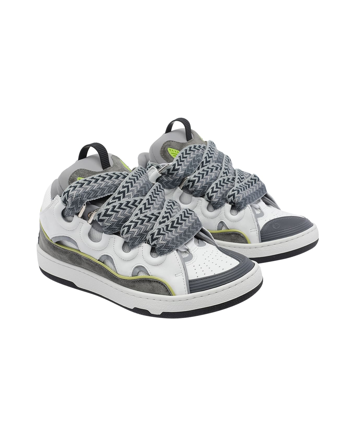 Lanvin Curb Sneakers - White