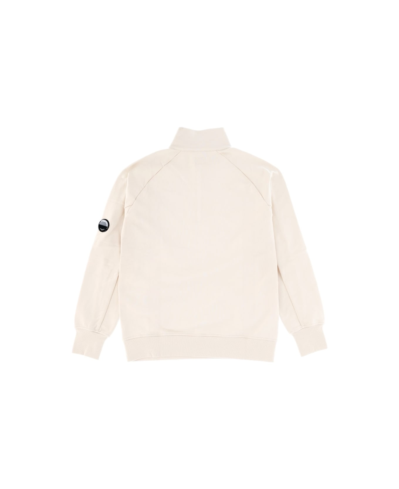 C.P. Company Zip Sweatshirt. - IVORY