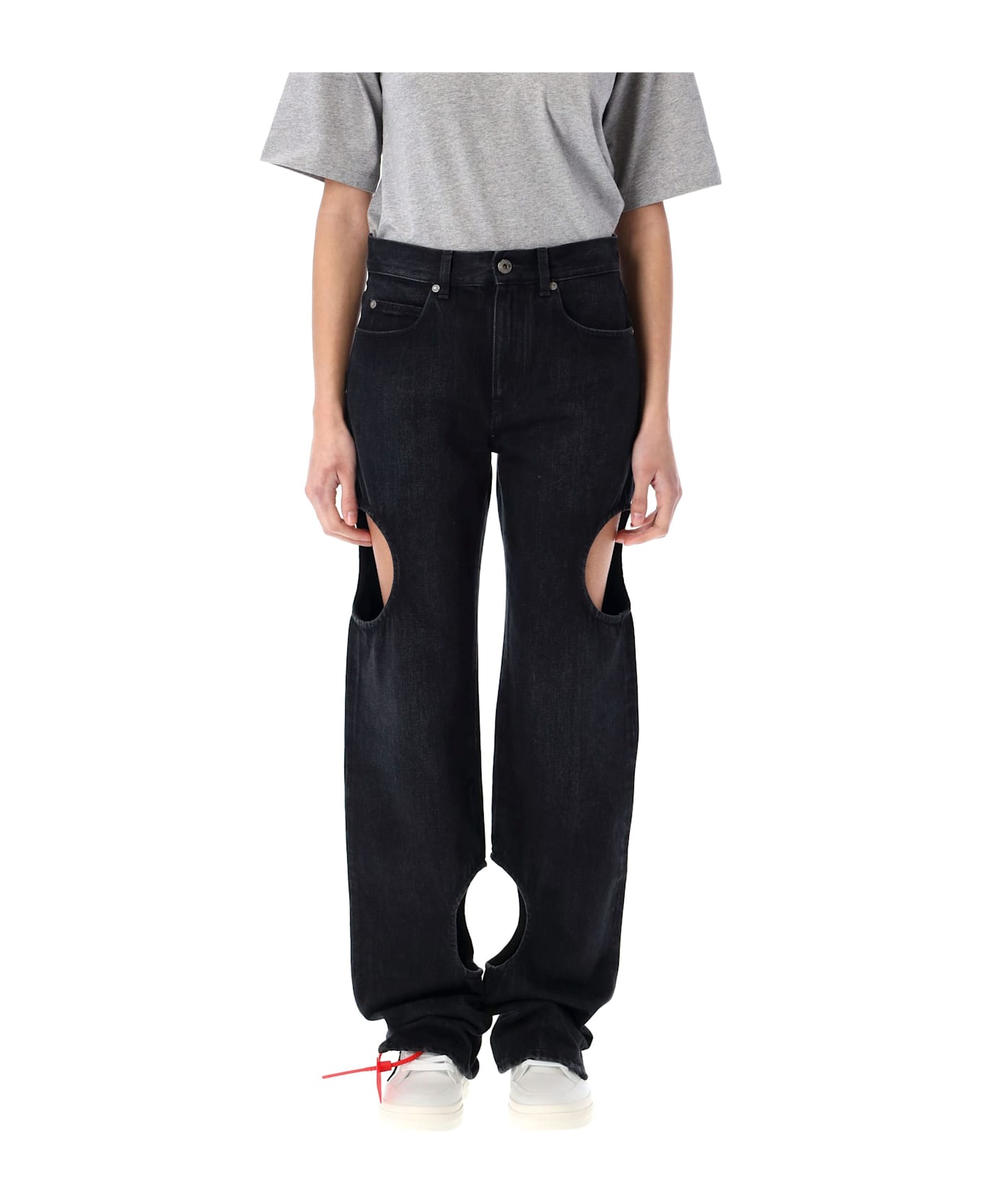 Off-White 
meteor
 Black Denim Jeans - BLACK