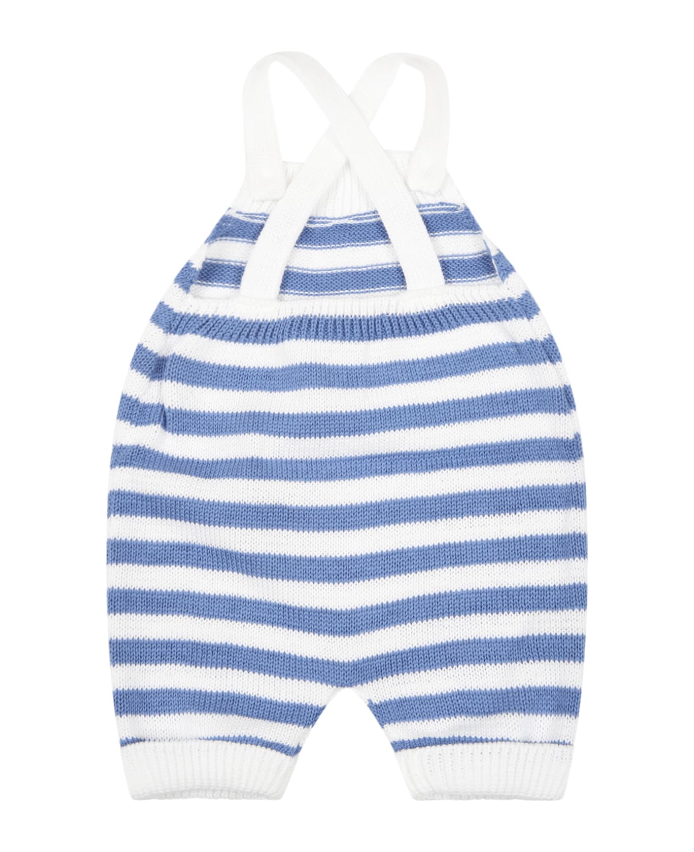 Little Bear Multicolor Dungarees For Baby Boy - Multicolor