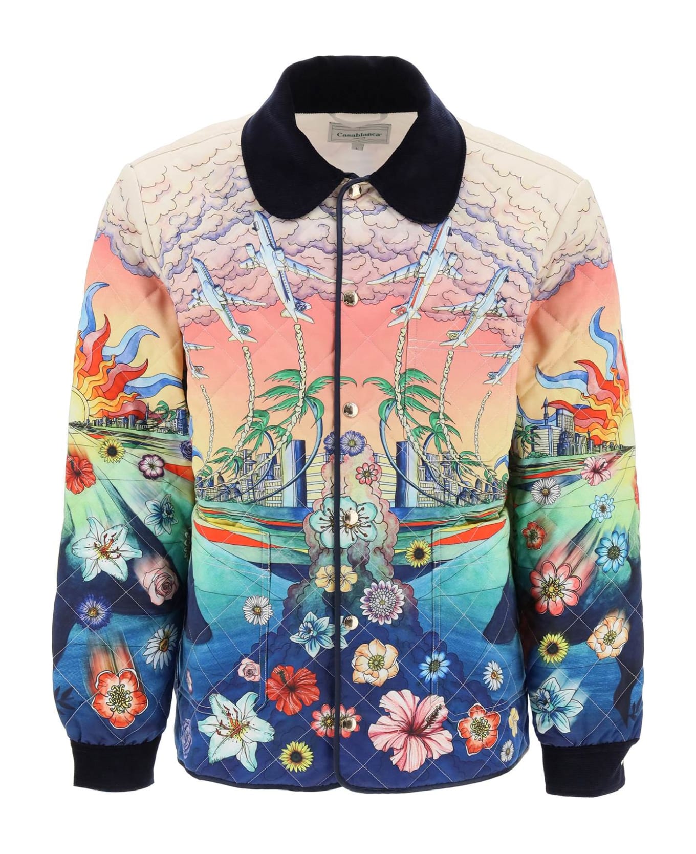 Casablanca Multicolor Polyester Jacket - Multicolour ブレザー