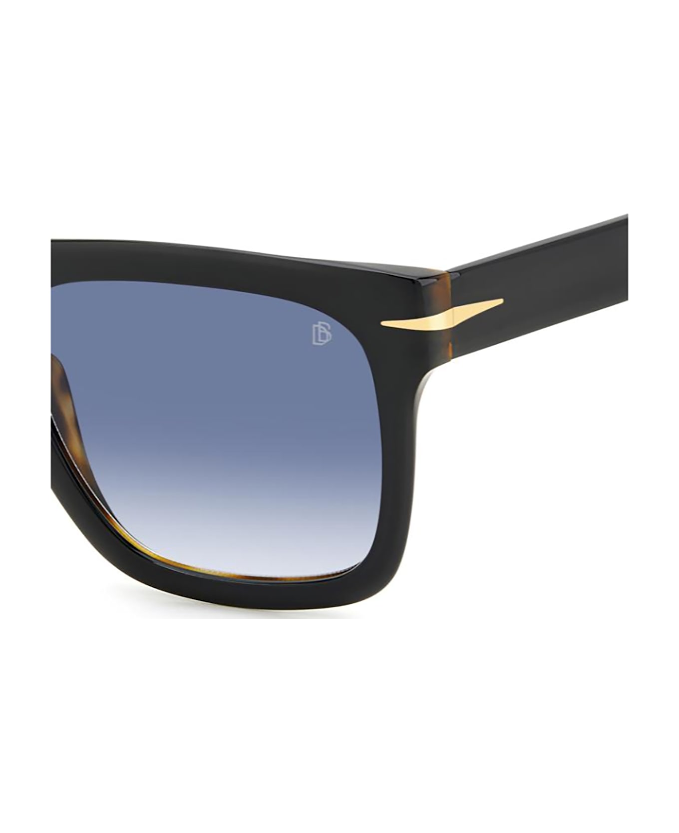 DB Eyewear by David Beckham DB 7000/S FLAT Sunglasses - Black Havana