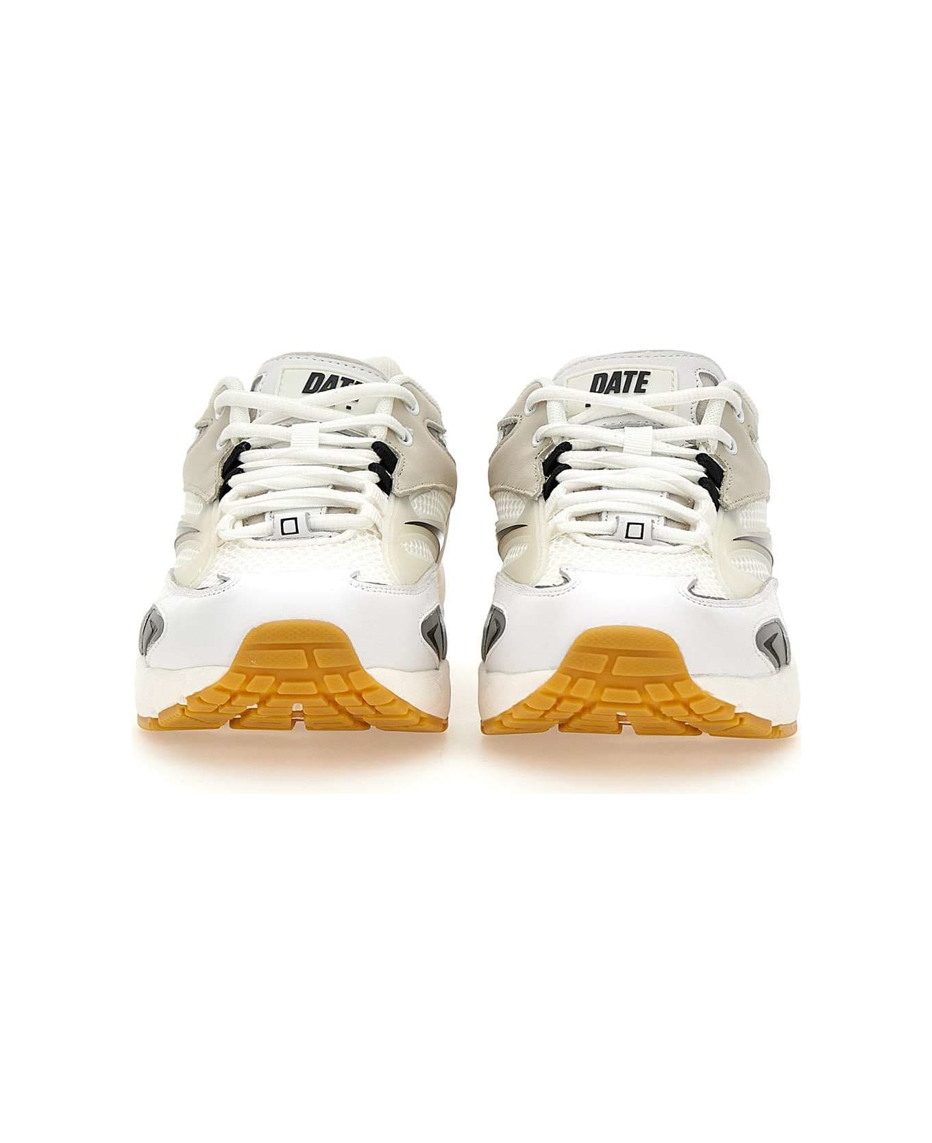 D.A.T.E. Men's Sneakers "sn23 Mesh", - WHITE