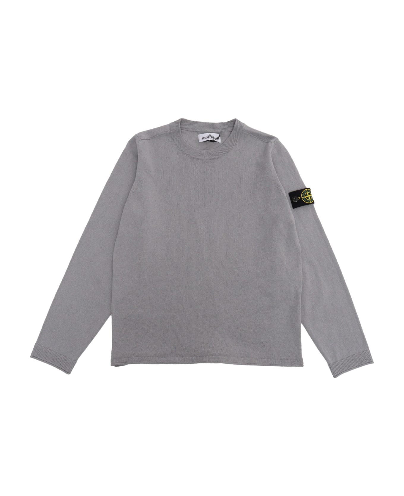 Stone Island Junior Grey Sweater - GREY