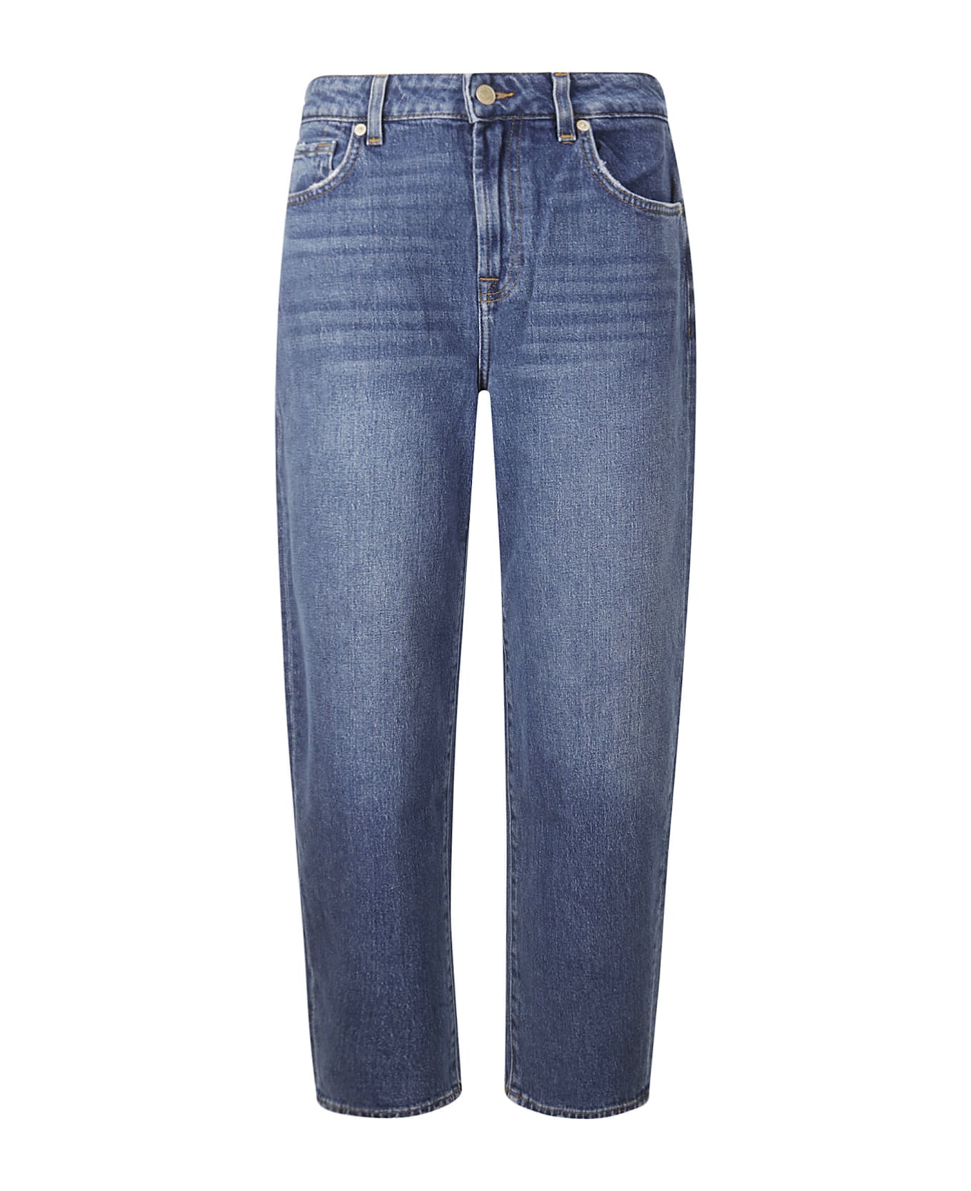 7 For All Mankind Jayne Tapered Santa Cruz - MID BLUE