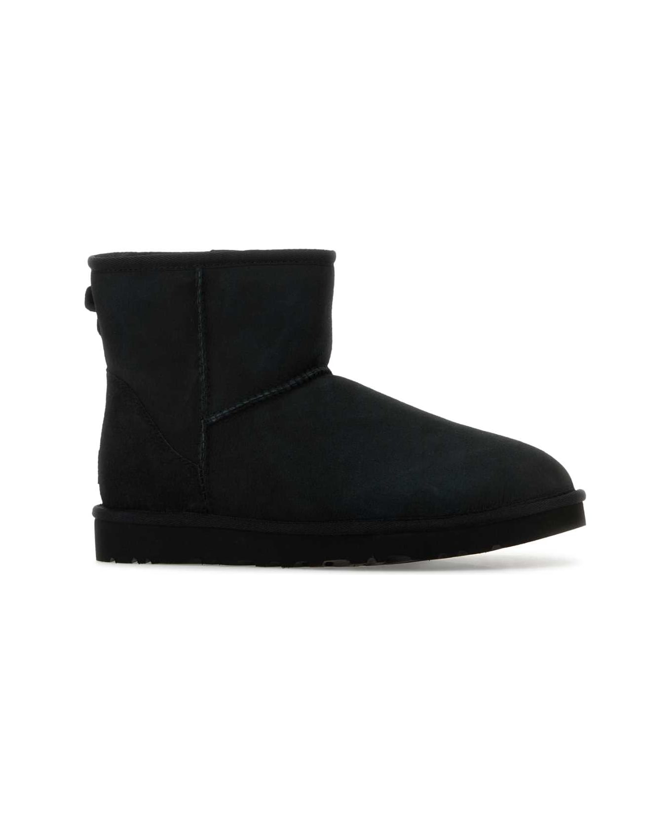 UGG Black Suede Classic Mini Ii Ankle Boots - Black