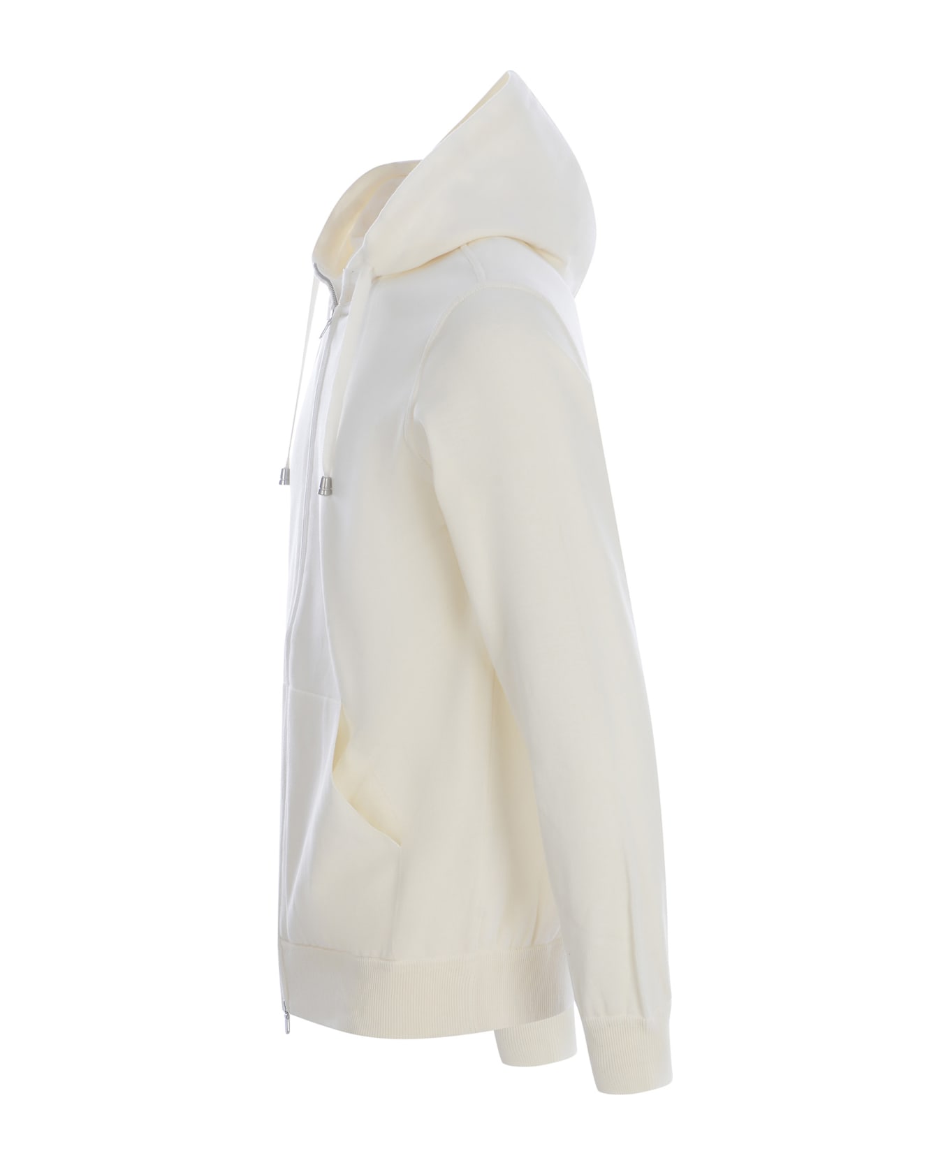 Filippo De Laurentiis Sweatshirt Filippo De Laurentis Made Of Cotton Thread - Off white フリース