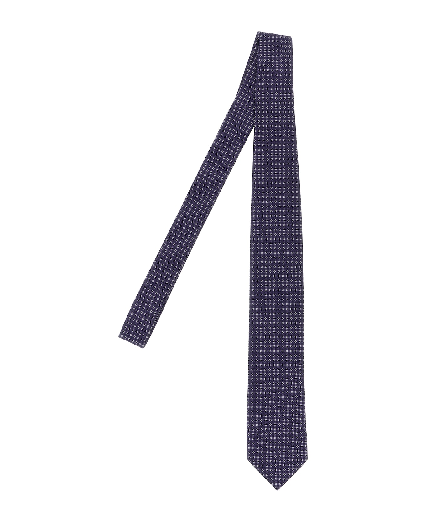 Pal Zileri Patterned Silk Tie - Purple