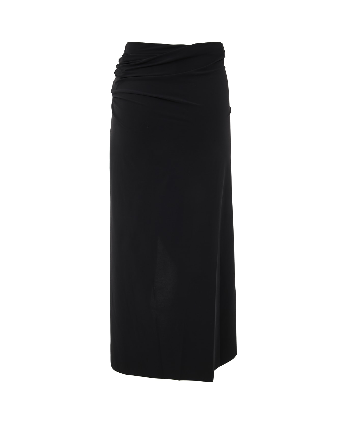 La Petit Robe Di Chiara Boni Aza Wrap Skirt - Black