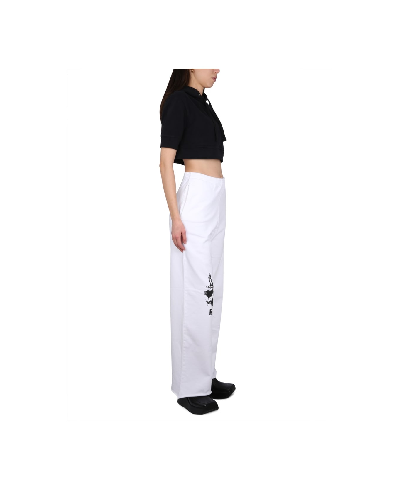Raf Simons Sweatshirt With Logo Embroidery - BLACK