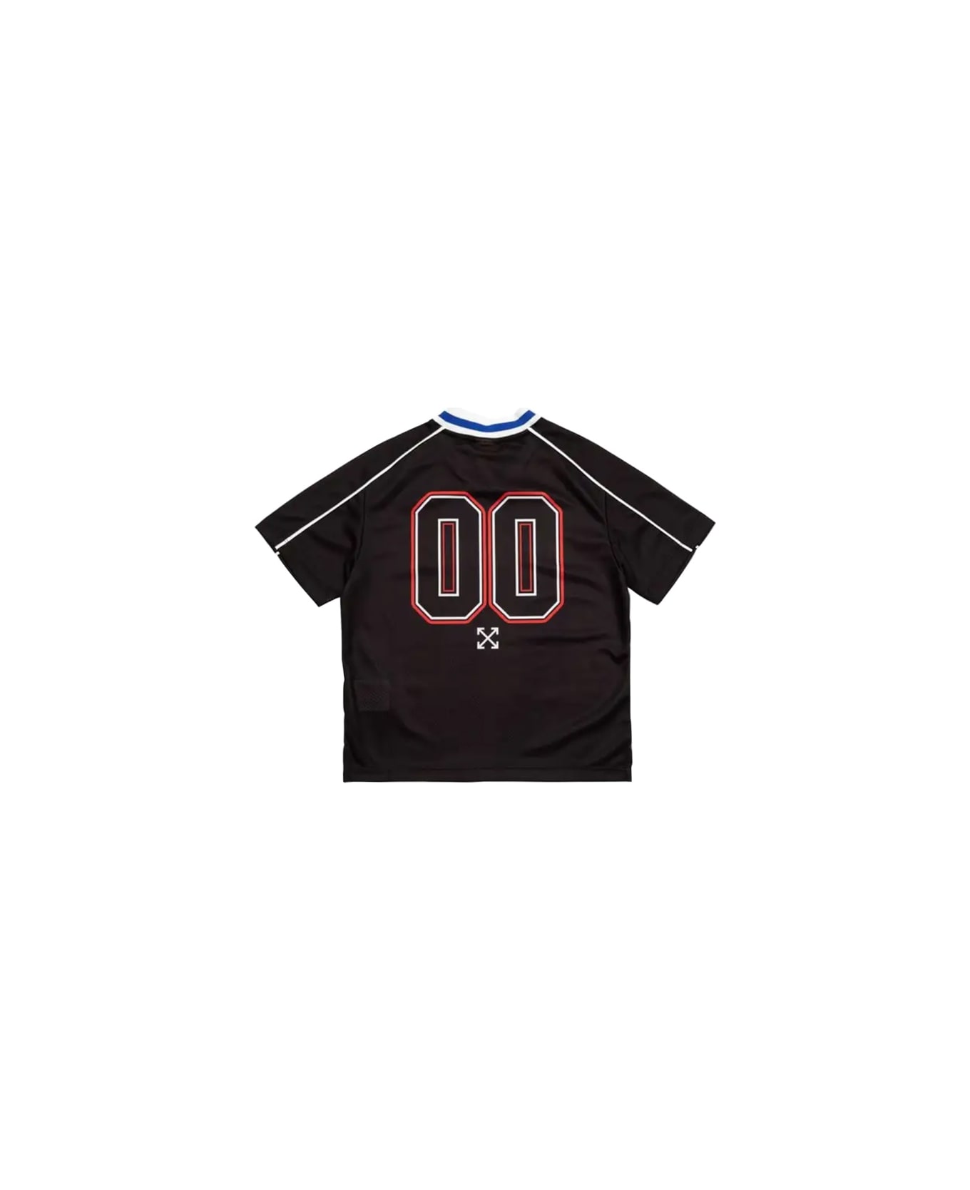 Off-White "soccer Track" T-shirt - BLACK