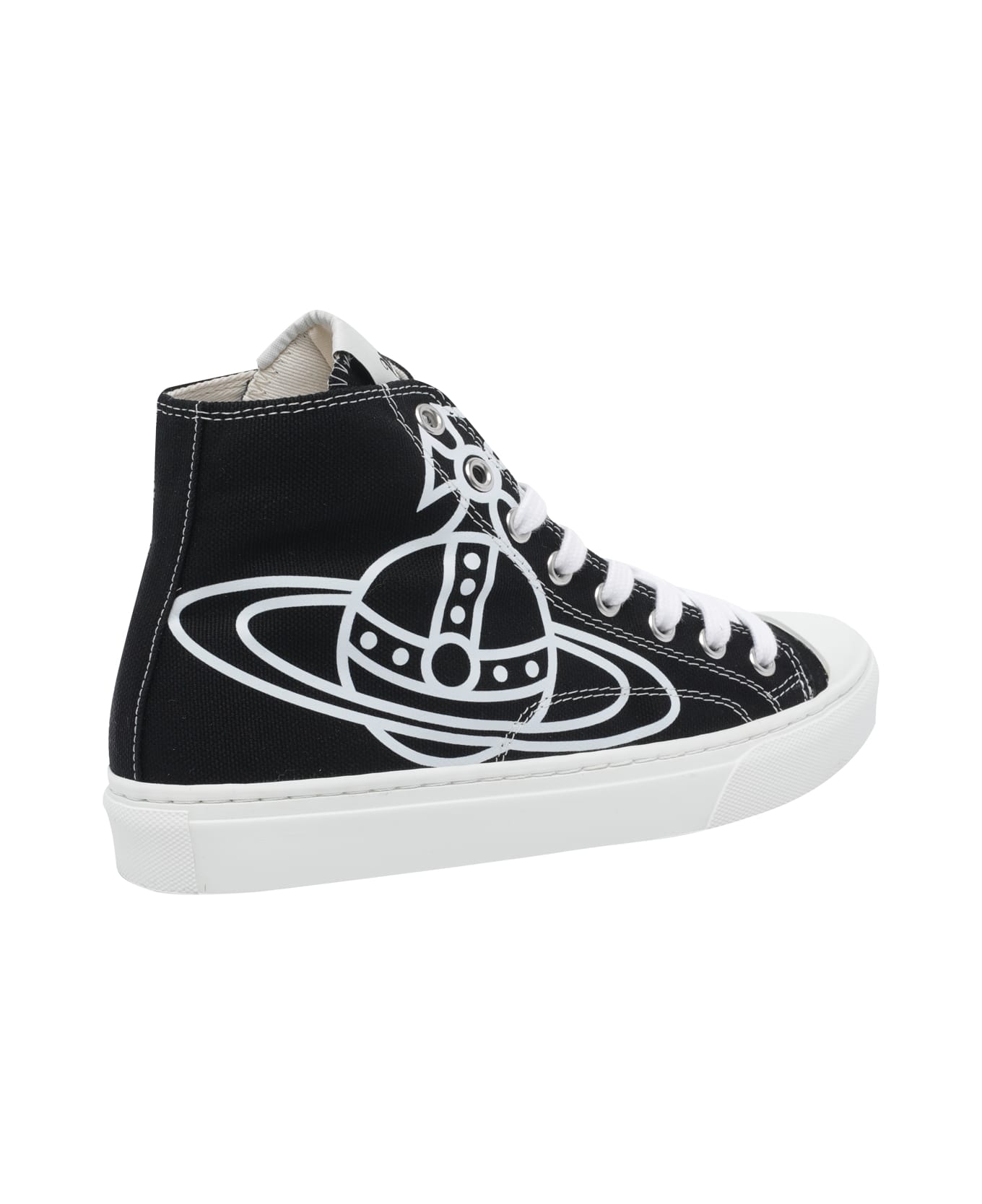 Vivienne Westwood Plimsoll High Top Sneakers - Black