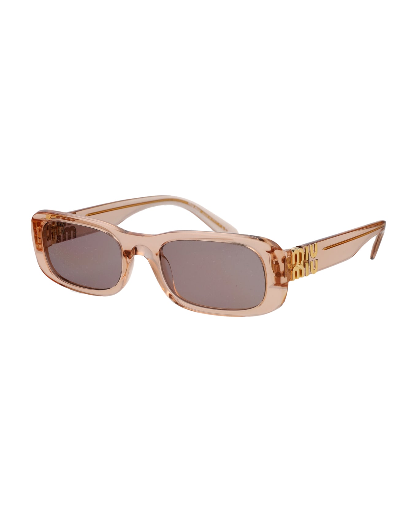 Miu Miu Eyewear 0mu 08zs Sunglasses - 13T06I Noisette Transparent