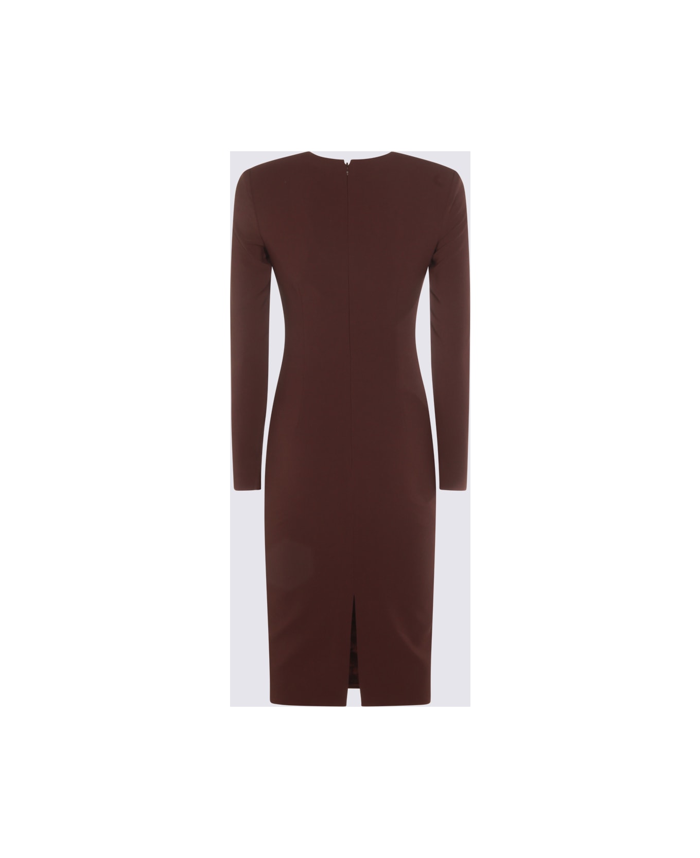 Elisabetta Franchi Dark Red Dress - MERLOT