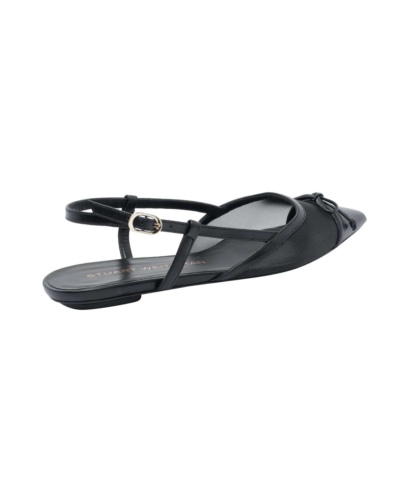 Stuart Weitzman Kitty Slingback - Black