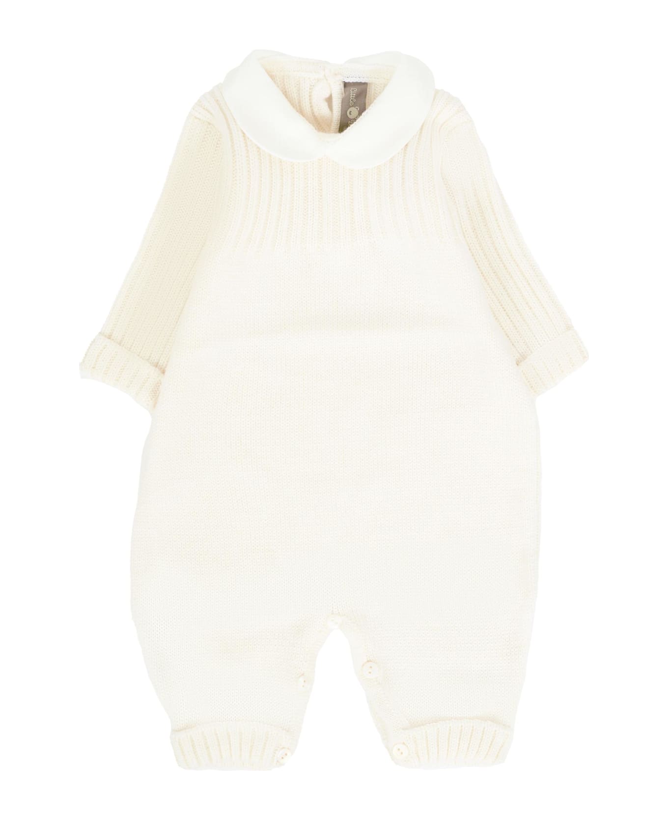 Little Bear Ivory Romper For Babykids - Ivory
