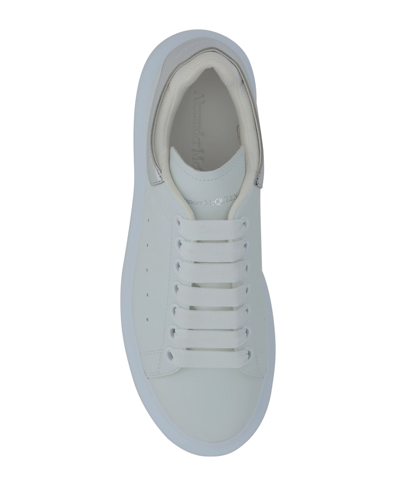 Alexander McQueen Sneakers - White/silver