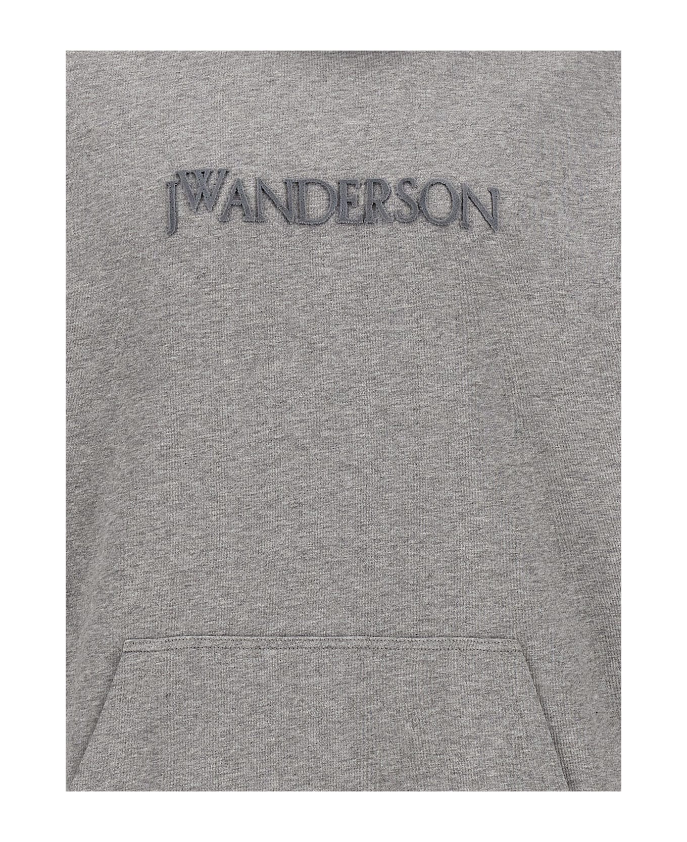 J.W. Anderson Embroidery Hoodie - Gray